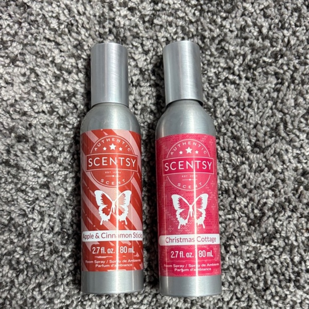 Scentsy Red and Pink Room Sprays Set
